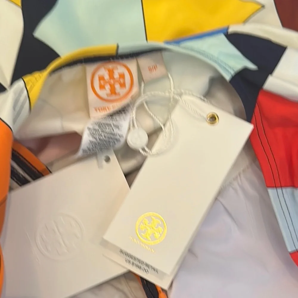 NWT Tory Burch Rose des Vents One Piece Tank Swimsuit – Size Small - Picture 5 of 6